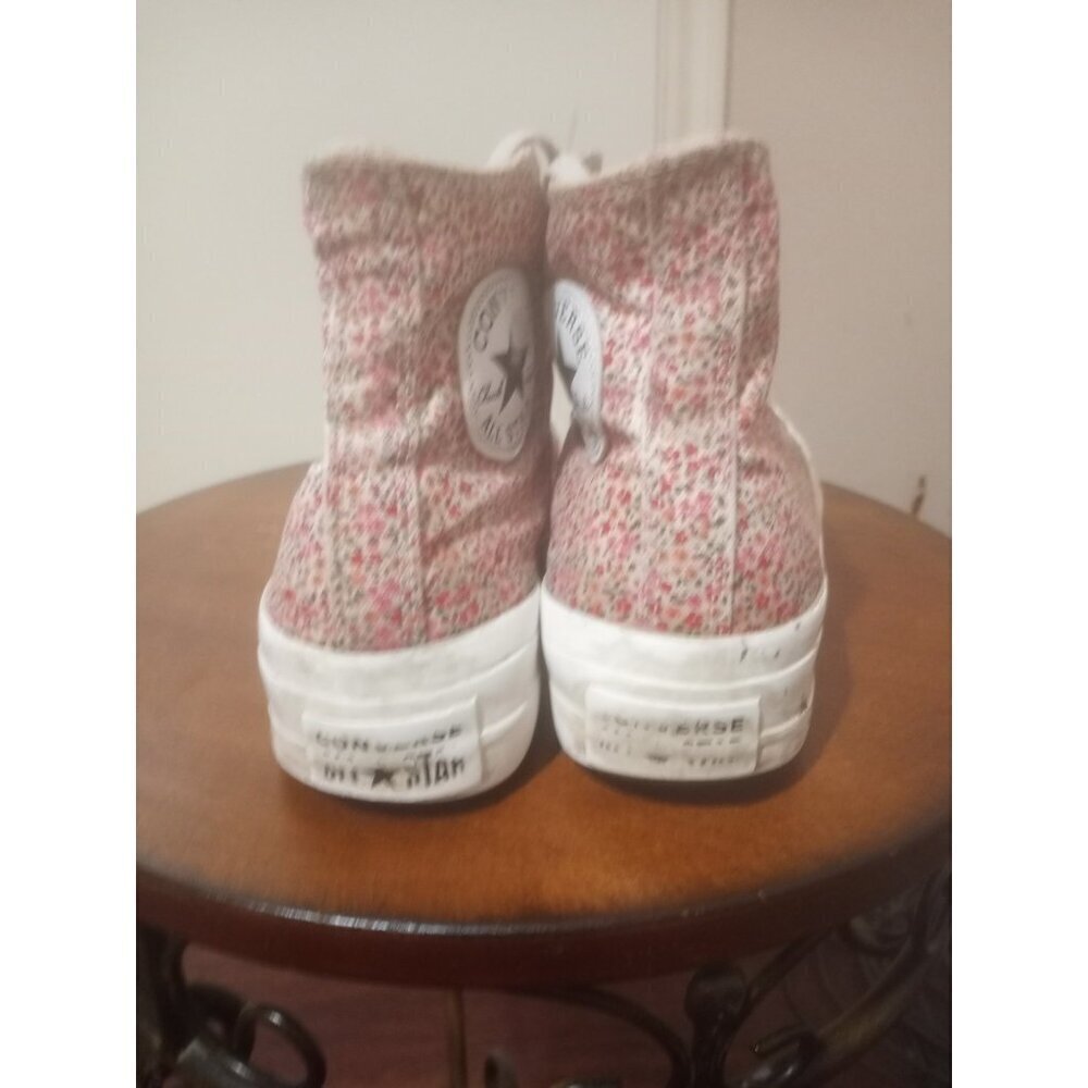 Converse All Star Lift Platform Trainers Womens Size 7 Ditsy Floral Shoes - Picture 13 of 16